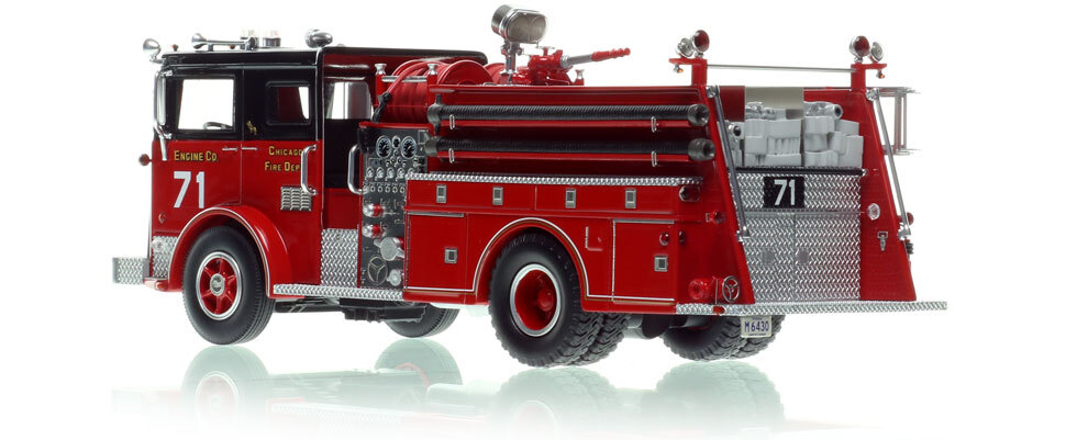 1:50 scale Chicago 1974 Mack MB Engine Co. 71