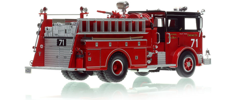 1:50 scale Chicago 1974 Mack MB Engine Co. 71