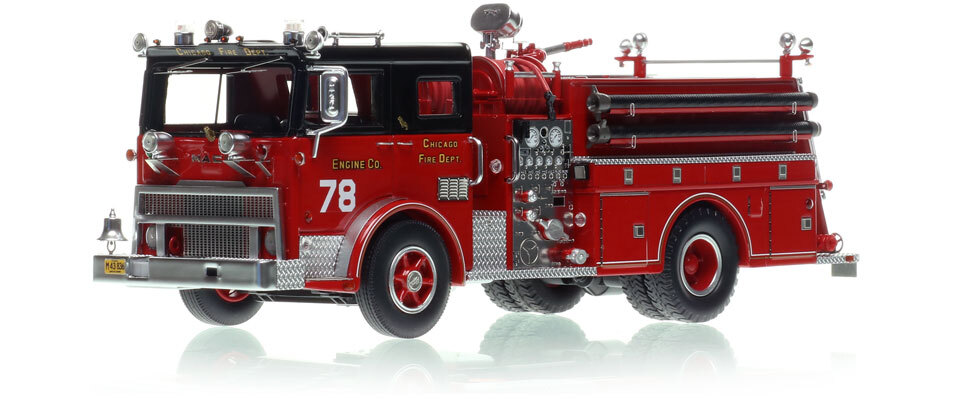 1:50 scale Chicago 1974 Mack MB Engine Co. 78