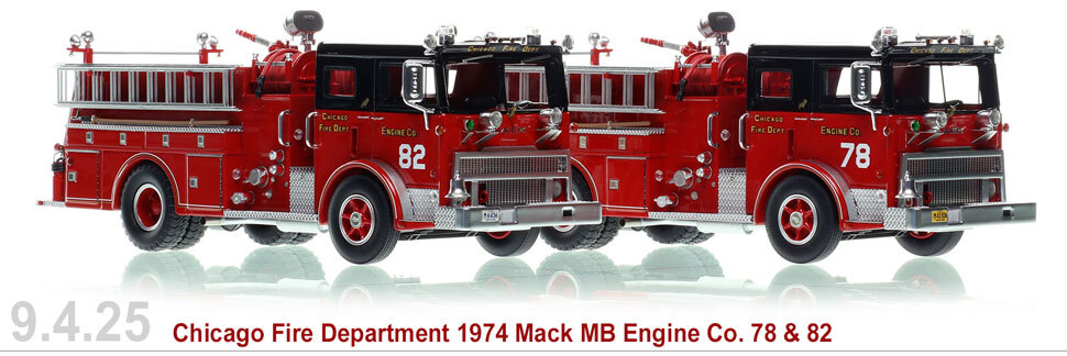 1974 Mack MB Engines 78 & 82 for Chicago Fire Department