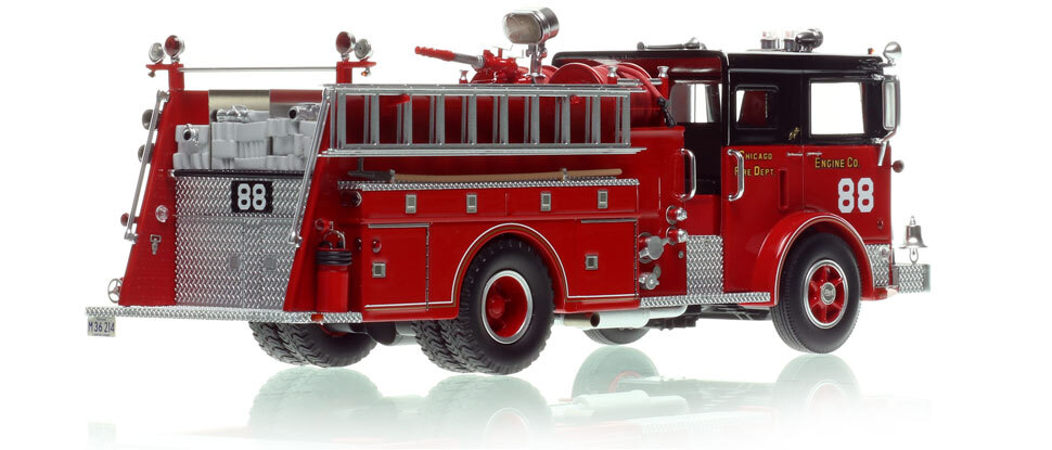 1:50 scale Chicago 1974 Mack MB Engine Co. 88