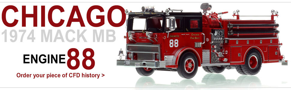 Very limited quantity available of Chicago's Mack MC Engine 88