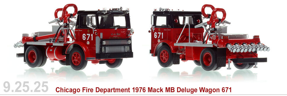 Chicago's 1976 Mack MB Deluge Wagon 671