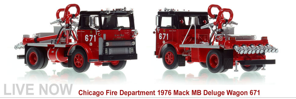 Now accepting orders for Chicago's Mack MB Deluge Wagon 671