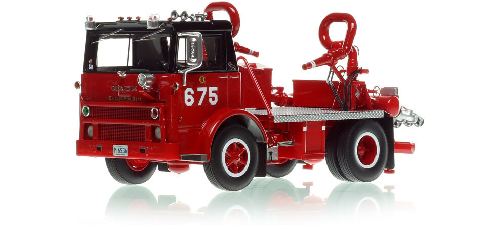1:50 scale Chicago 1976 Mack MB Deluge Wagon 675