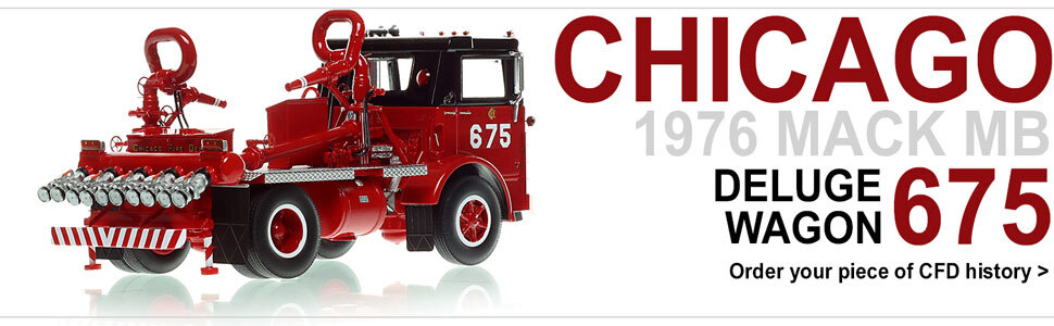 Order your Chicago 1976 Mack MB Deluge Wagon 675 today!