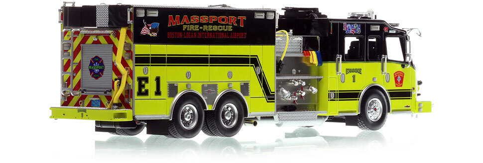 Massport Fire-Rescue 2019 Rosenbauer Commander Engine 1 in 1:50 scale