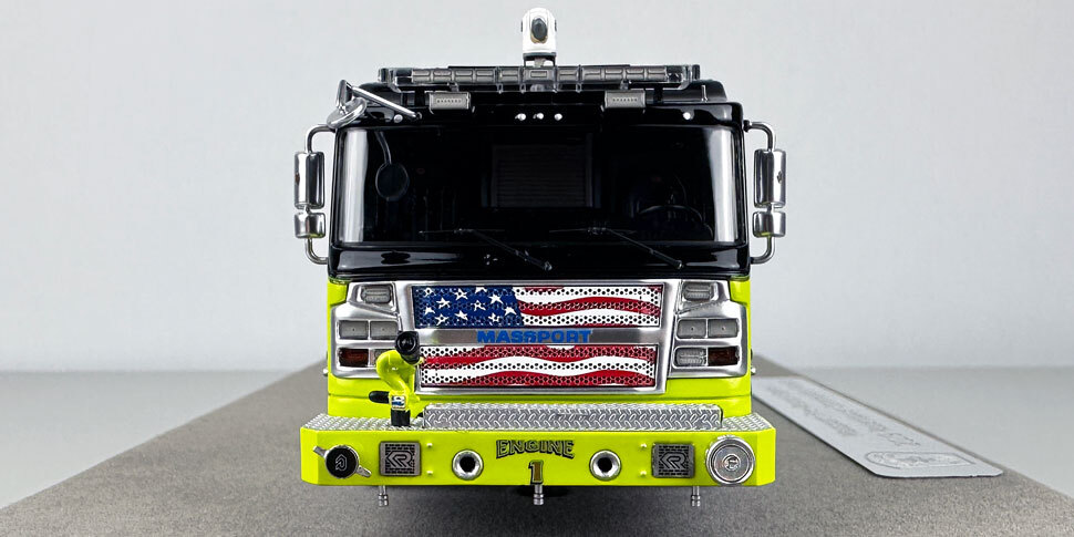 Massport Fire-Rescue 2019 Rosenbauer Commander Engine 1 in 1:50 scale