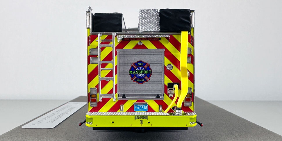 Massport Fire-Rescue 2019 Rosenbauer Commander Engine 1 in 1:50 scale