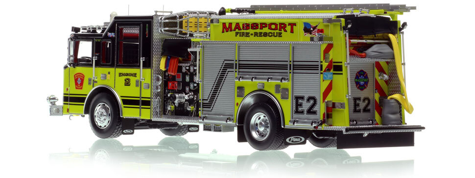 Massport Fire-Rescue 2005 Pierce Dash Engine 2 in 1:50 scale
