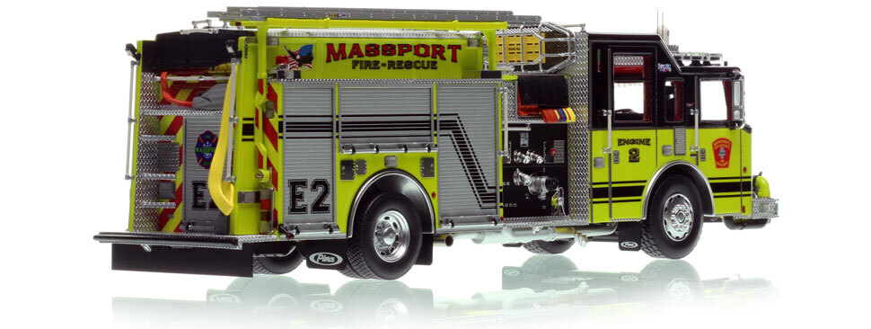 Massport Fire-Rescue 2005 Pierce Dash Engine 2 in 1:50 scale