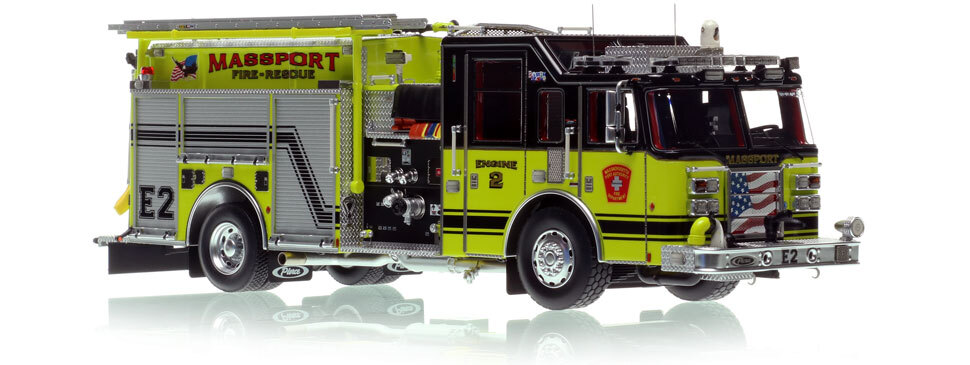 Massport Fire-Rescue 2005 Pierce Dash Engine 2 in 1:50 scale