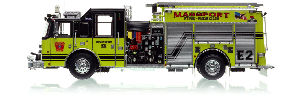 Massport Fire-Rescue 2005 Pierce Dash Engine 2 in 1:50 scale