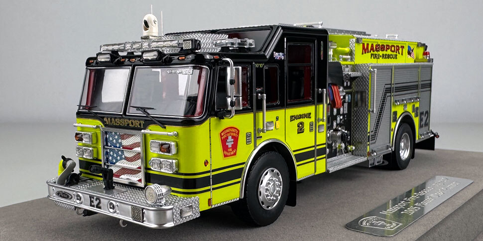Massport Fire-Rescue 2005 Pierce Dash Engine 2 in 1:50 scale