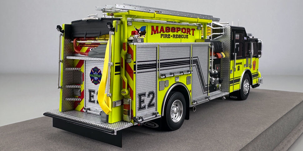 Massport Fire-Rescue 2005 Pierce Dash Engine 2 in 1:50 scale
