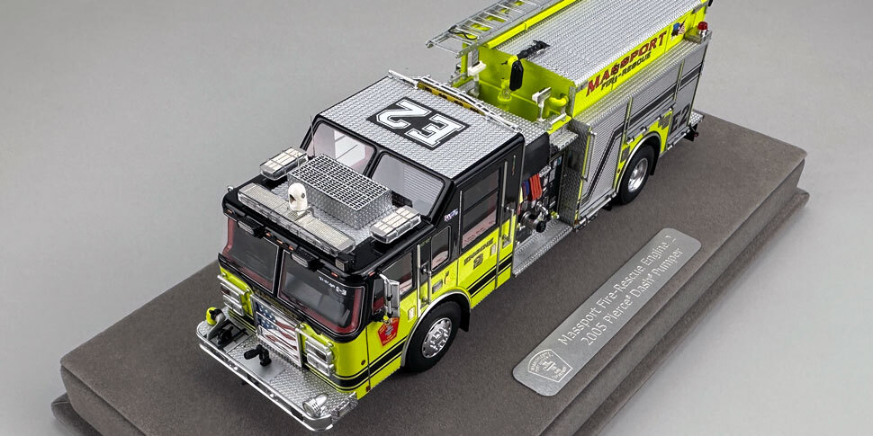 Massport Fire-Rescue 2005 Pierce Dash Engine 2 in 1:50 scale