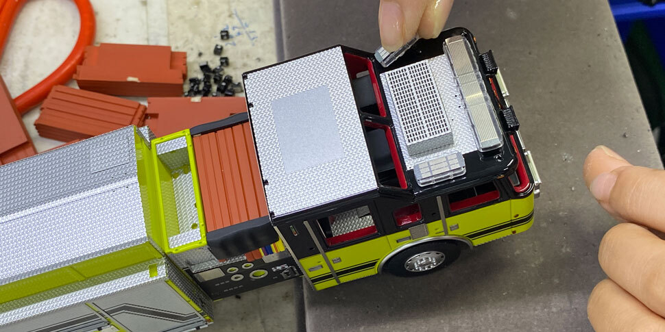 Massport Fire-Rescue 2005 Pierce Dash Engine 2 in 1:50 scale