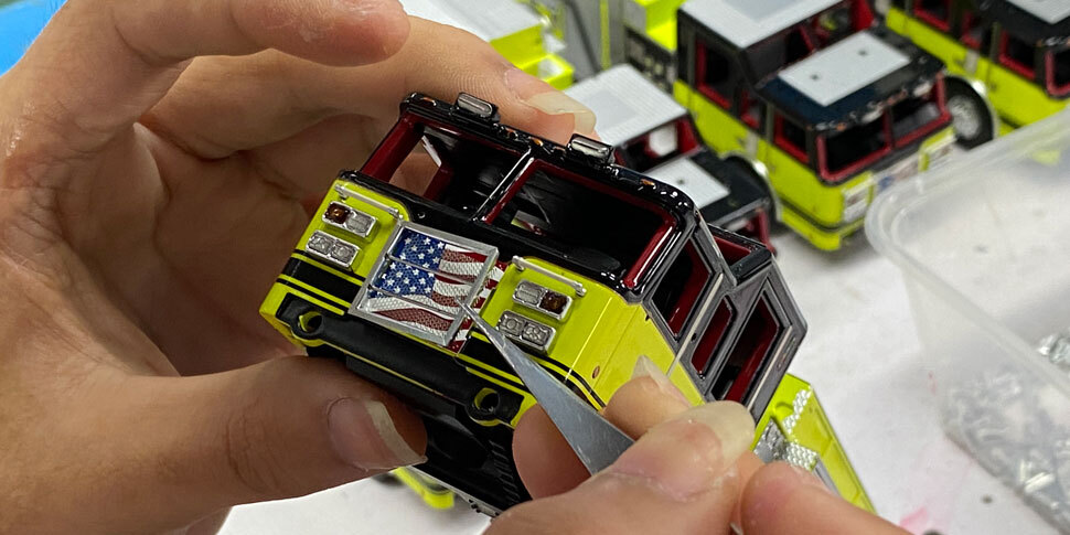 Massport Fire-Rescue 2005 Pierce Dash Engine 2 in 1:50 scale