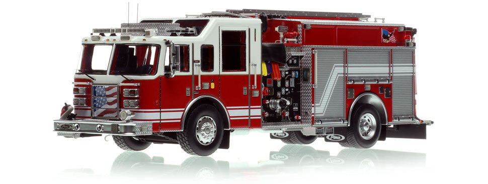 2025 Limited Edition Pierce Dash Engine - White over Red 2025 Limited Edition Pierce Dash Engine - White over Red