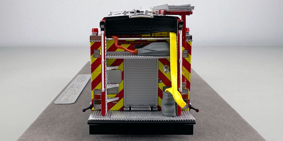 2025 Limited Edition Pierce Dash Engine - White over Red in 1:50 scale