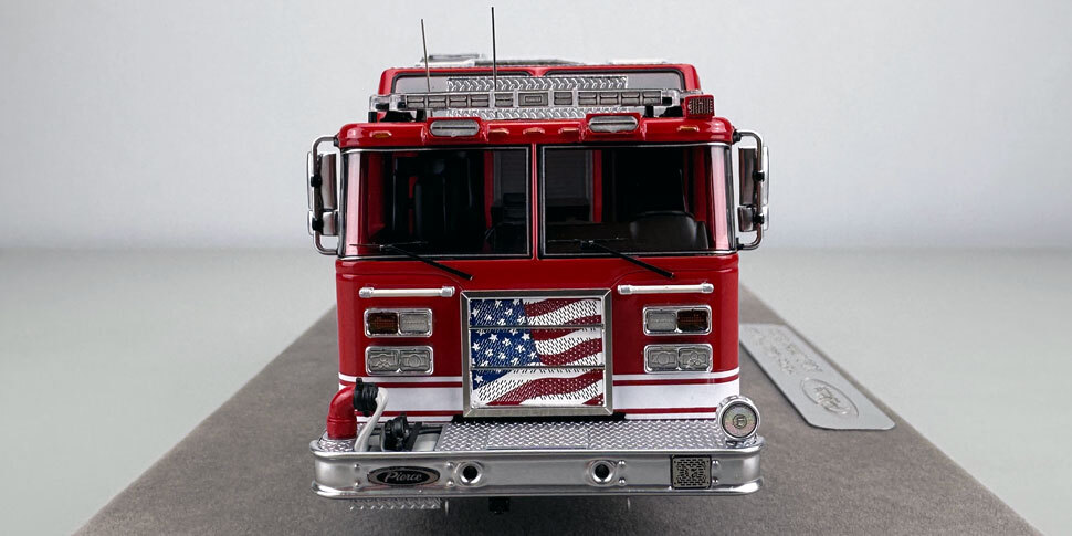2025 Limited Edition Pierce Dash Engine - Red over Red in 1:50 scale