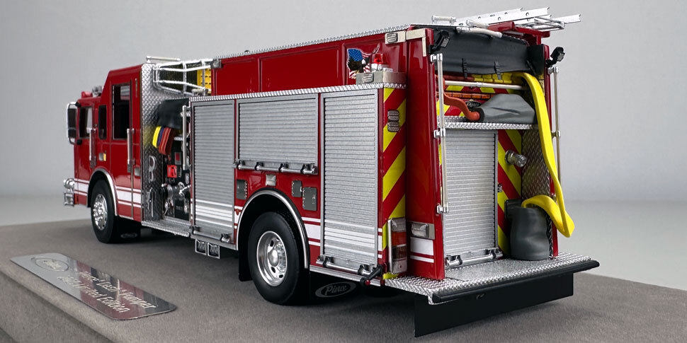 2025 Limited Edition Pierce Dash Engine - Red over Red in 1:50 scale