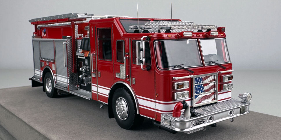 2025 Limited Edition Pierce Dash Engine - Red over Red in 1:50 scale