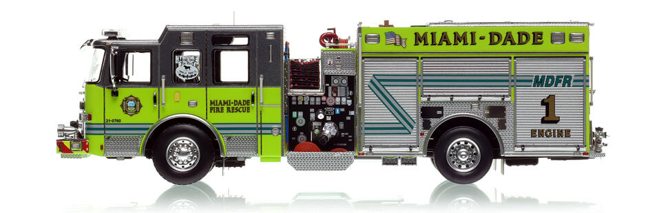 Miami-Dade 2023 Pierce Enforcer Engine 1 in 1:50 scale