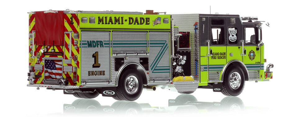 Miami-Dade 2023 Pierce Enforcer Engine 1 in 1:50 scale
