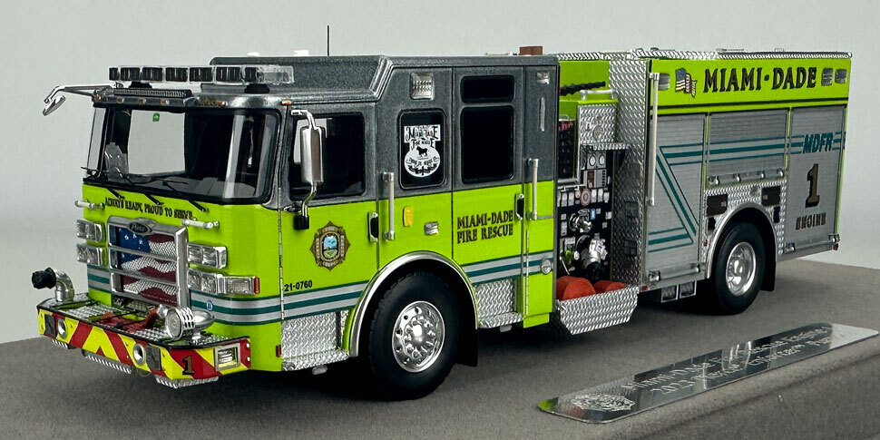 Miami-Dade 2023 Pierce Enforcer Engine 1 in 1:50 scale