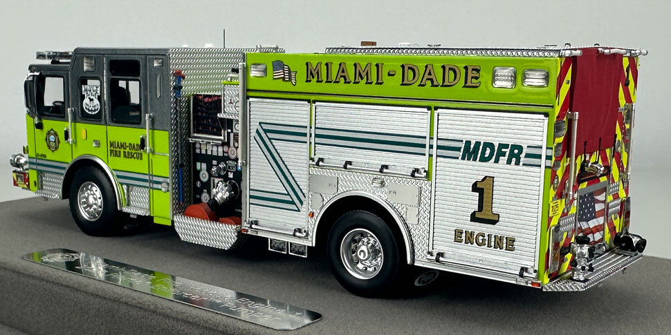 Miami-Dade 2023 Pierce Enforcer Engine 1 in 1:50 scale