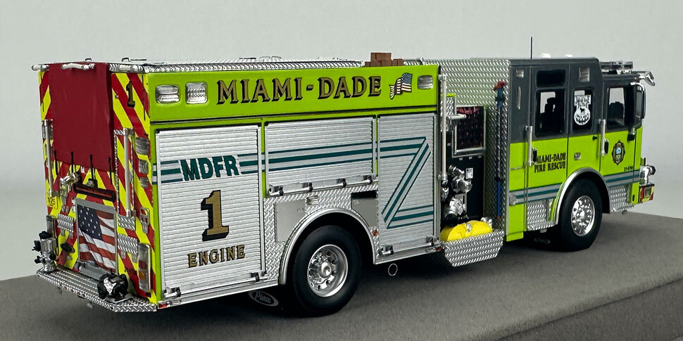Miami-Dade 2023 Pierce Enforcer Engine 1 in 1:50 scale