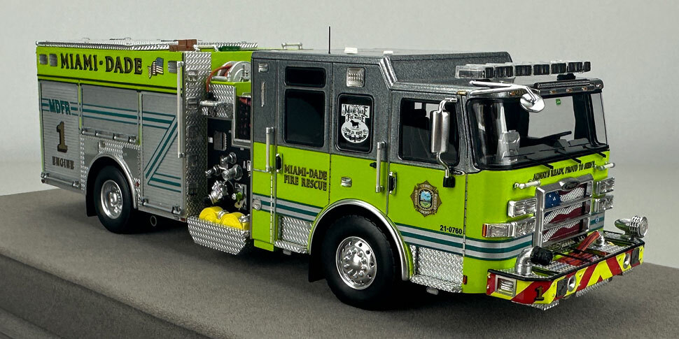 Miami-Dade 2023 Pierce Enforcer Engine 1 in 1:50 scale