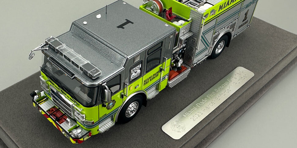 Miami-Dade 2023 Pierce Enforcer Engine 1 in 1:50 scale