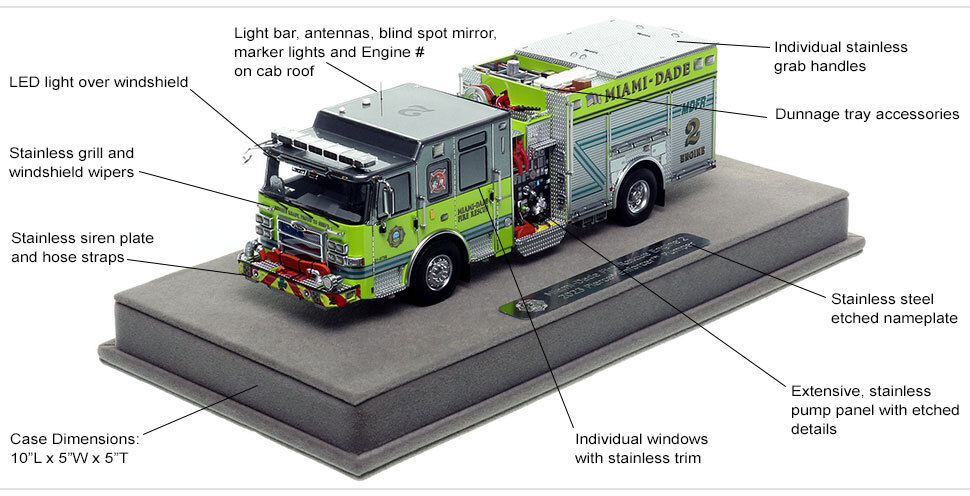 Specs and Features of Miami-Dade Pierce Enforcer Engine 2 Specs and Features of Miami-Dade Pierce Enforcer Engine 2