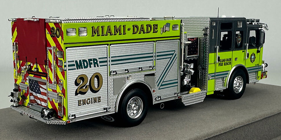 Miami-Dade 2023 Pierce Enforcer Engine 20 in 1:50 scale