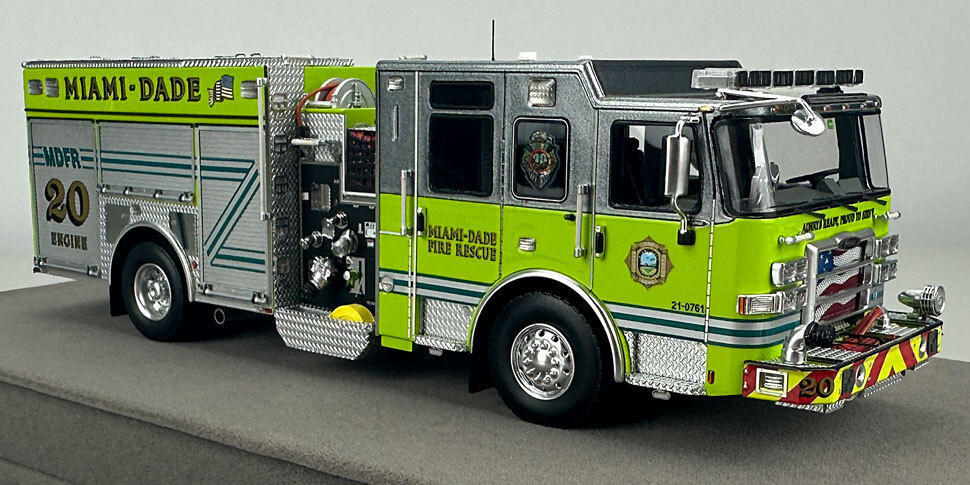 Miami-Dade 2023 Pierce Enforcer Engine 20 in 1:50 scale