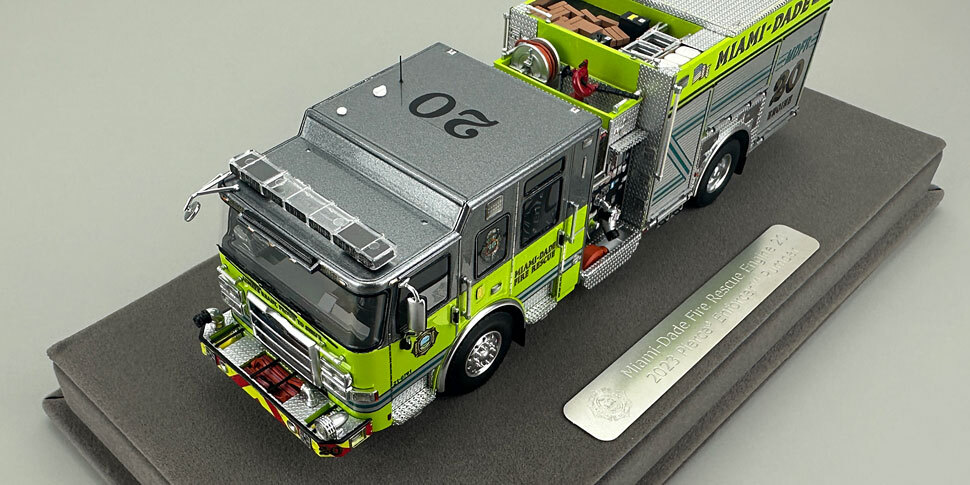 Miami-Dade 2023 Pierce Enforcer Engine 20 in 1:50 scale