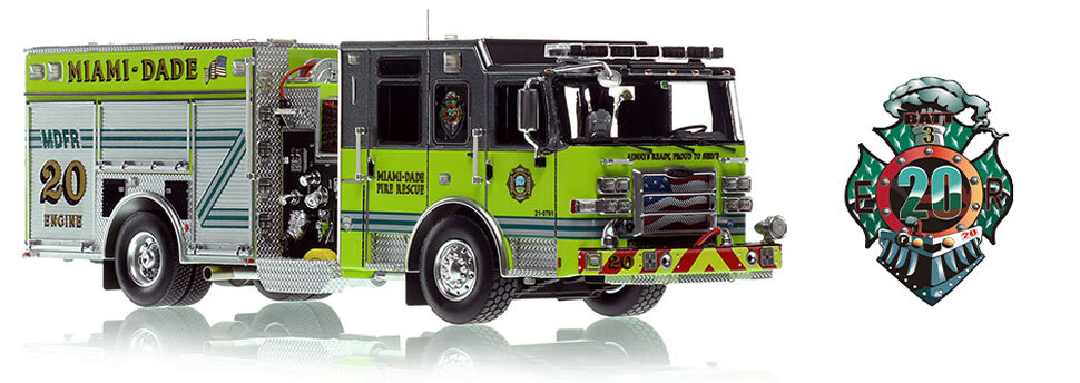Miami-Dade 2023 Pierce Enforcer Engine 20 in 1:50 scale Miami-Dade 2023 Pierce Enforcer Engine 20 in 1:50 scale