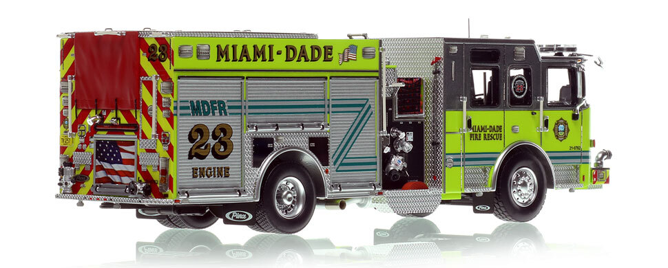 Miami-Dade 2023 Pierce Enforcer Engine 23 in 1:50 scale