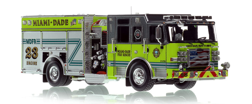 Miami-Dade 2023 Pierce Enforcer Engine 23 in 1:50 scale