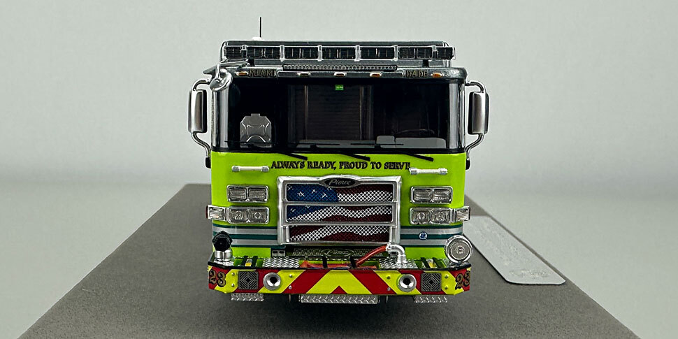 Miami-Dade 2023 Pierce Enforcer Engine 23 in 1:50 scale