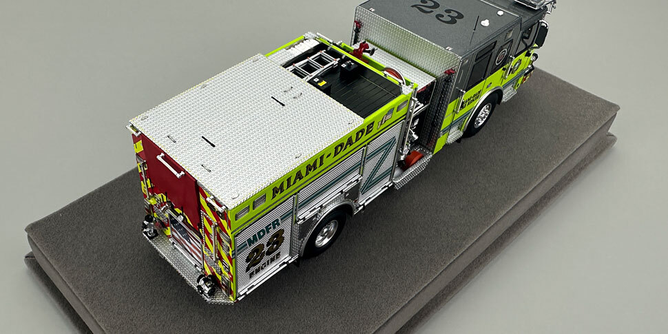Miami-Dade 2023 Pierce Enforcer Engine 23 in 1:50 scale