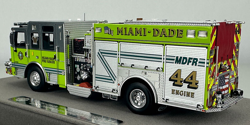 Miami-Dade 2023 Pierce Enforcer Engine 44 in 1:50 scale