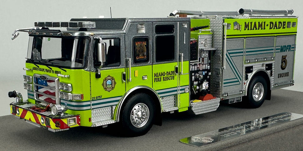 Miami-Dade 2023 Pierce Enforcer Engine 5 in 1:50 scale