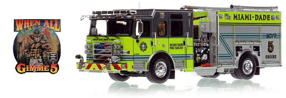Miami-Dade 2023 Pierce Enforcer Engine 5 in 1:50 scale