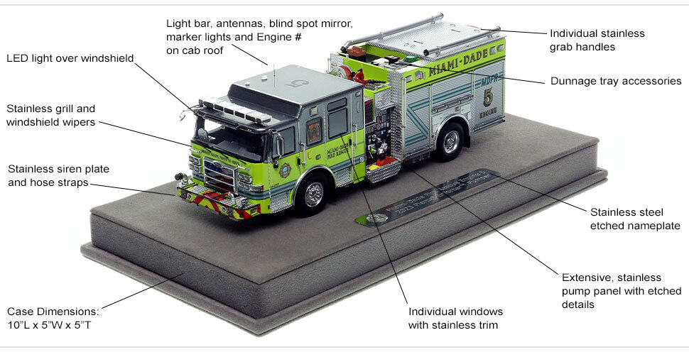 Specs and Features of Miami-Dade 2023 Pierce Enforcer Engine 5