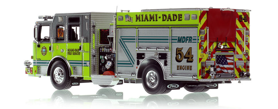 Miami-Dade 2023 Pierce Enforcer Engine 54 in 1:50 scale