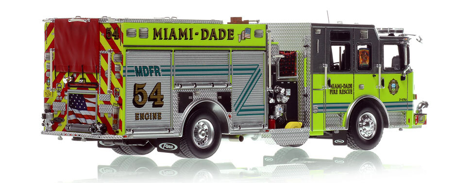 Miami-Dade 2023 Pierce Enforcer Engine 54 in 1:50 scale