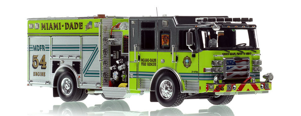 Miami-Dade 2023 Pierce Enforcer Engine 54 in 1:50 scale